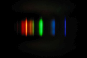 Properly adjusted spectroscope - Prawidowo wyregulowany spektroskop